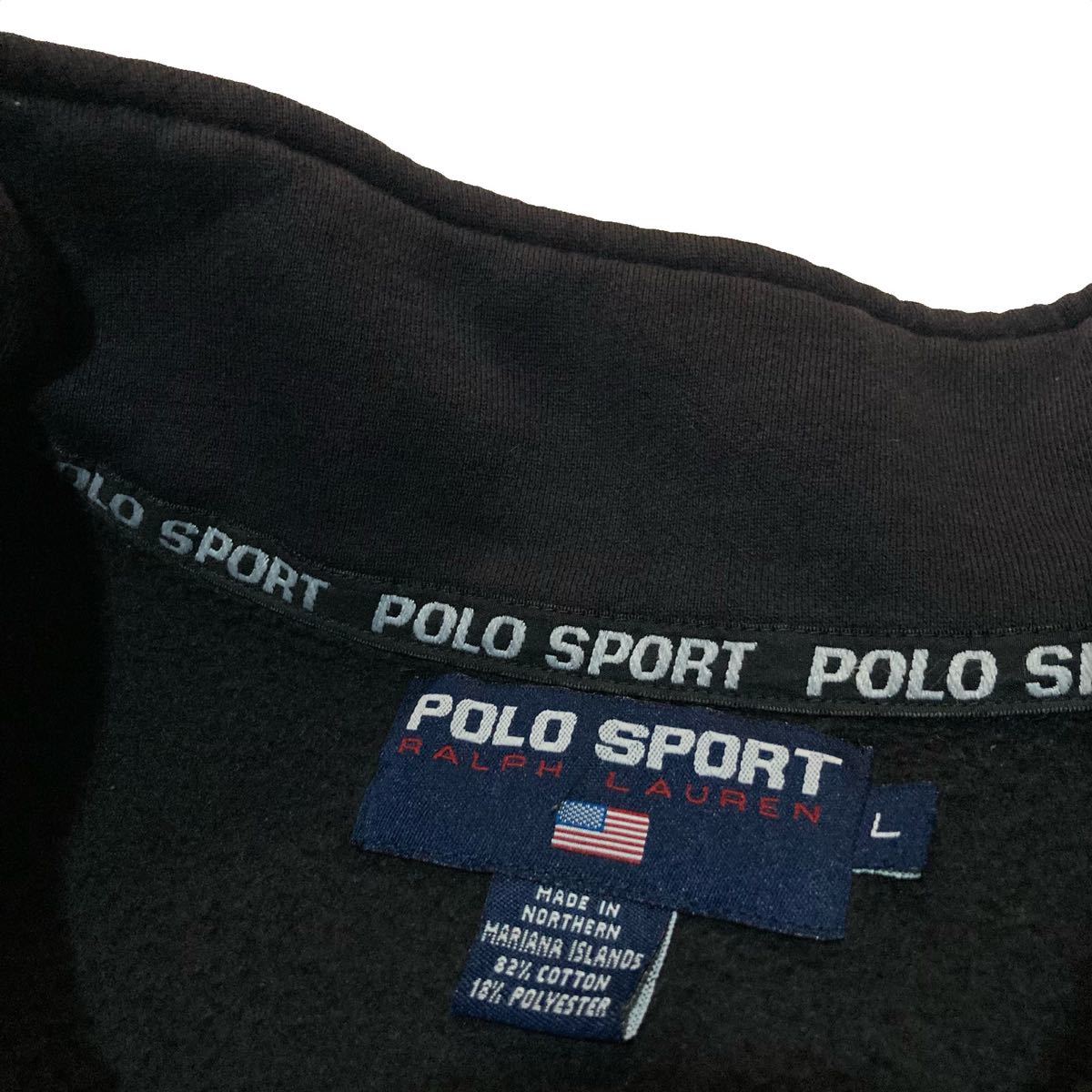 ブラック系,L最低価格の 90's POLO SPORT ポロスポーツ ラルフハーフジップ スウェットL スウェット  トップスブラック系L￥9,891-eur-artec.fr