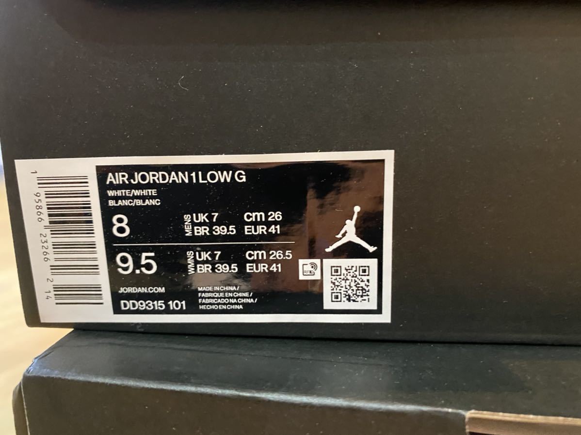 26cm Nike Air Jordan 1 Low Golf Triple White ナイキ エアジョーダン