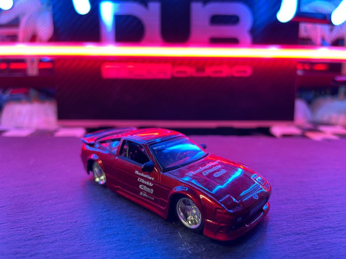 Jada Toys NISSAN 240SX ( 180SX ) 1/64 ミニカー セットバラし Jada Toys NISSAN 240SX ( 180SX ) 1/64 ミニカー セットバラし