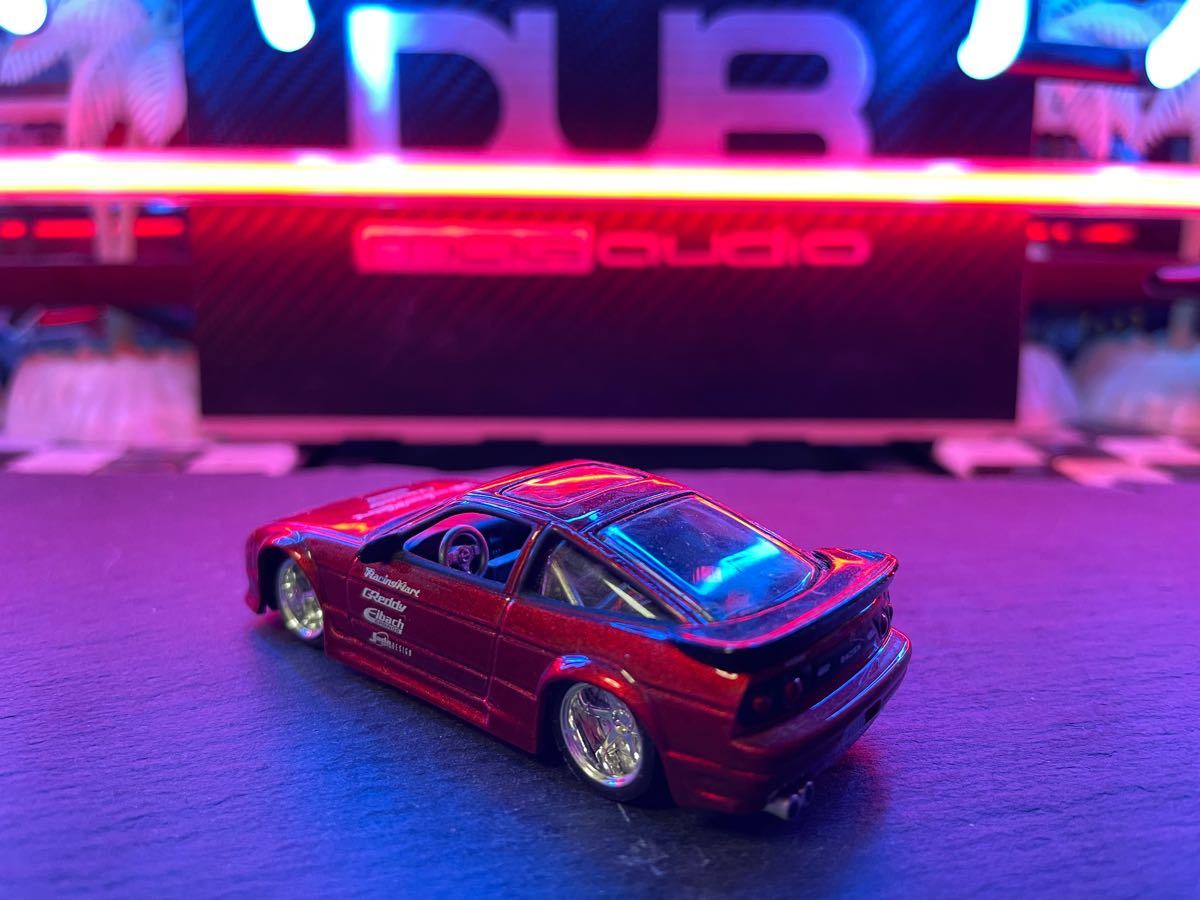 Jada Toys NISSAN 240SX ( 180SX ) 1/64 ミニカー セットバラし Jada Toys NISSAN 240SX ( 180SX ) 1/64 ミニカー セットバラし
