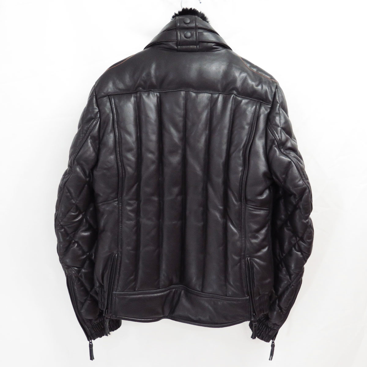 UNION JAP DEVIL BESTIA LEATHER DOWN JACKET L ユニオンジャップ