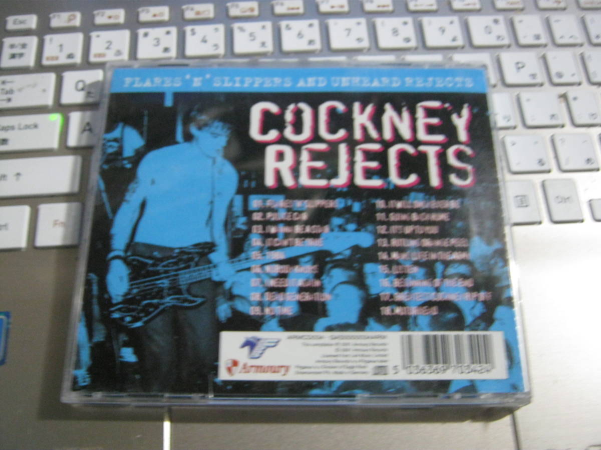 COCKNEY REJECTS コックニーリジェクツ / FLARES'N'SLIPPERS AND UNHEARD REJECTS ドイツ盤CD Oi Skins ANGELIC UPSTARTS BLITZ COMBAT 84_画像3