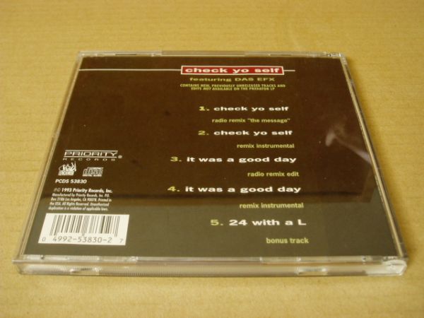 CDS]Ice Cube - Check Yo Self Feat. Das Efx_画像3