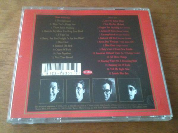 【超稀少＊US Rhino / Bonus 2CD-Set】Elvis Costello ＆The Attractions『Blood ＆ Chocolate』★美品★_画像3
