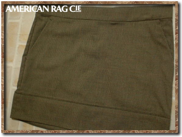 未使用！！☆AMERICAN RAG CIE　アメリカンラグシー　チェックミニスカート☆_画像1