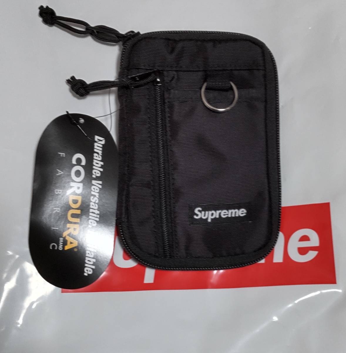 19AW 国内正規 Supreme Small Zip Pouch シュプリーム ポーチ 黒