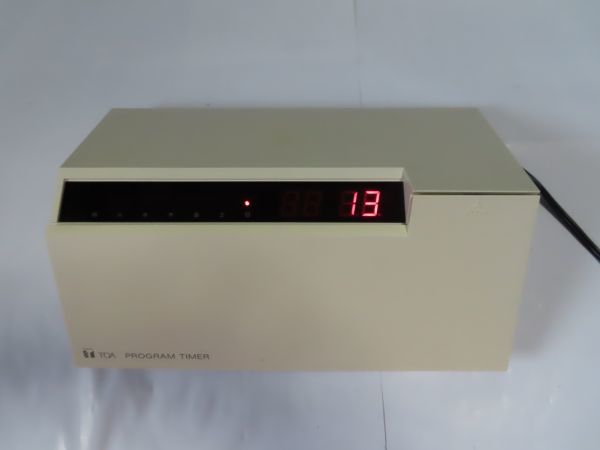TOA プログラムタイマー TT-202W 基本動作確認済 | monsterdog.com.br