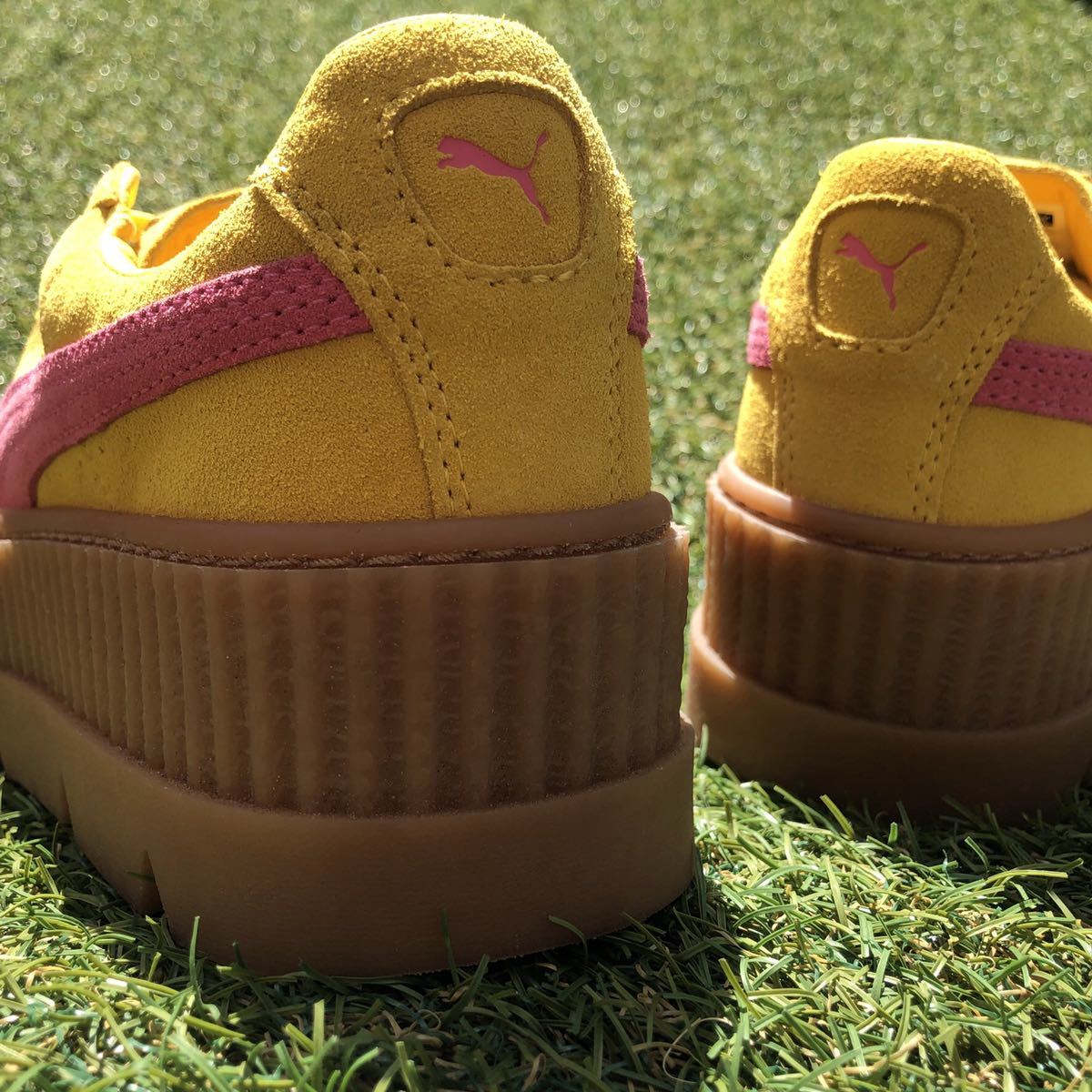 【通販 人気】靴さらにもう ヤフオク! - 新同24.5 PUMA×FENTY CREEPER SUEDEプーマ