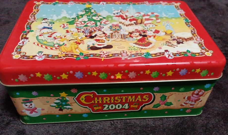ディズニーリゾート　クリスマス缶・空き缶　2004年_画像2
