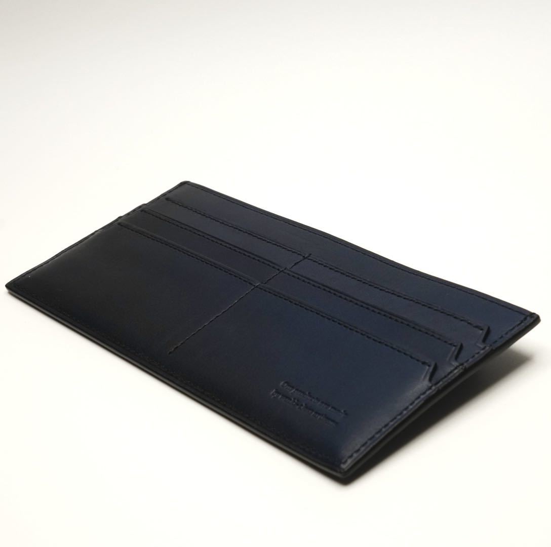 未使用 YUHAKU コードバン フラップレス長財布 小銭入れ付き 未使用 YUHAKU コードバン フラップレス長財布 小銭入れ付き