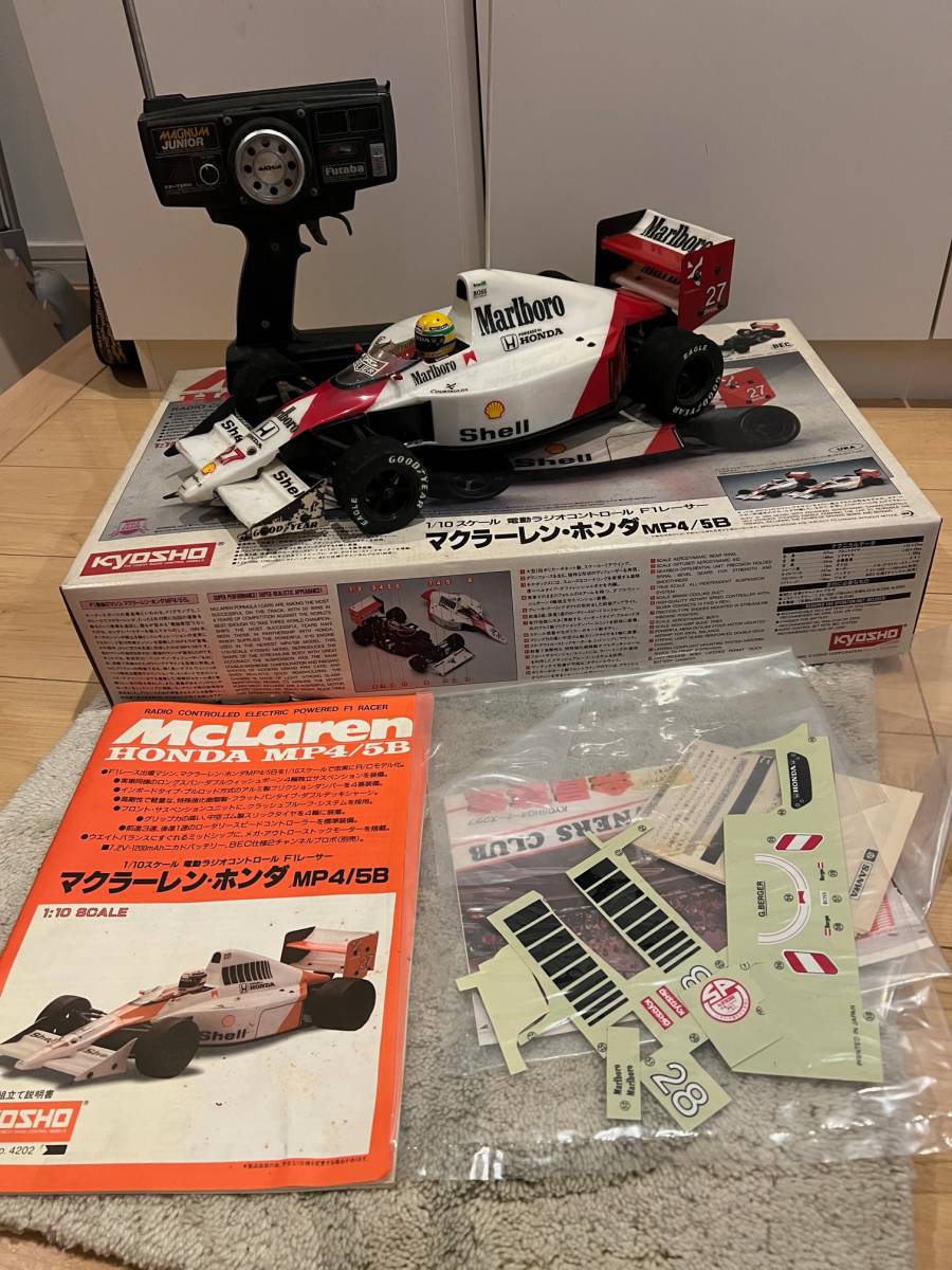 ジャンク】KYOSHO 1/10マクラーレン・ホンダ MP4/5Bプロポセット ic.sch.id