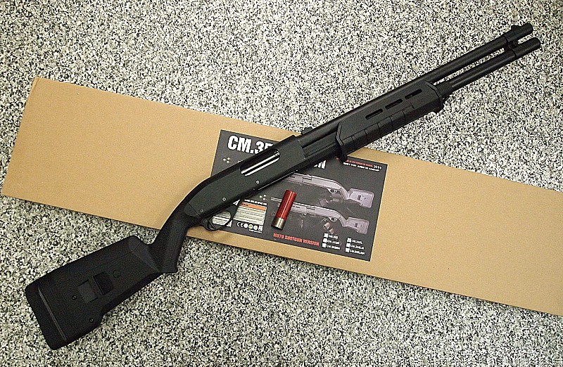 [新品auction特価！] CYMA M870 M-STYLE CM355L エアコッキングショットガン/レミントン 870 MAGPUL スポーツライン_画像2