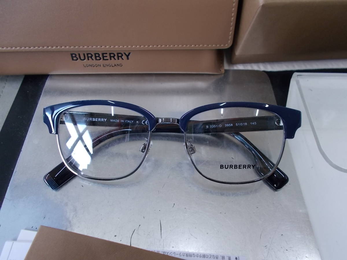 バーバリー BURBERRY 眼鏡フレームB2351D-3958 お洒落