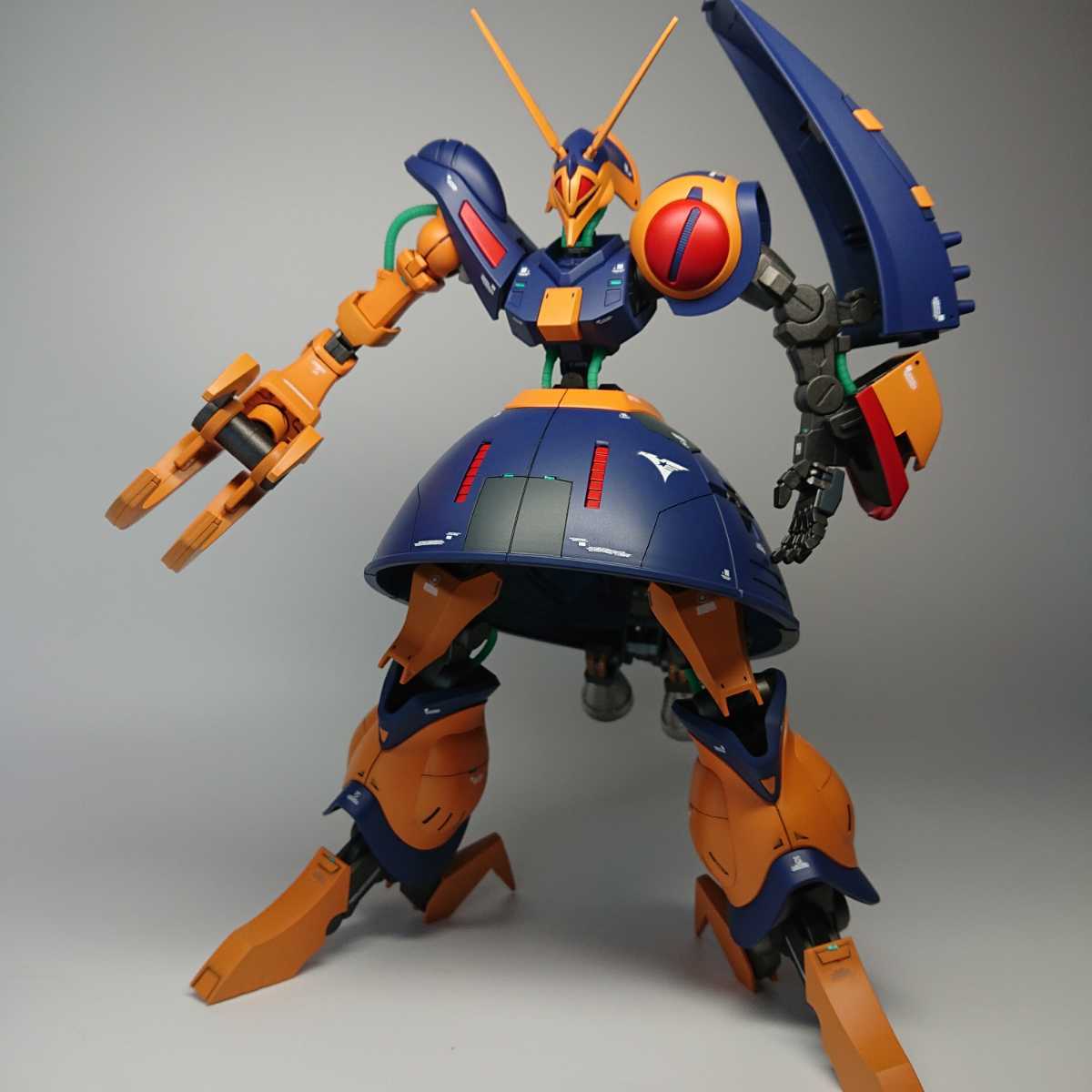 完成品 塗装済 バンダイ HGUC 1/144 バウンドドック 改修済み 機動戦士