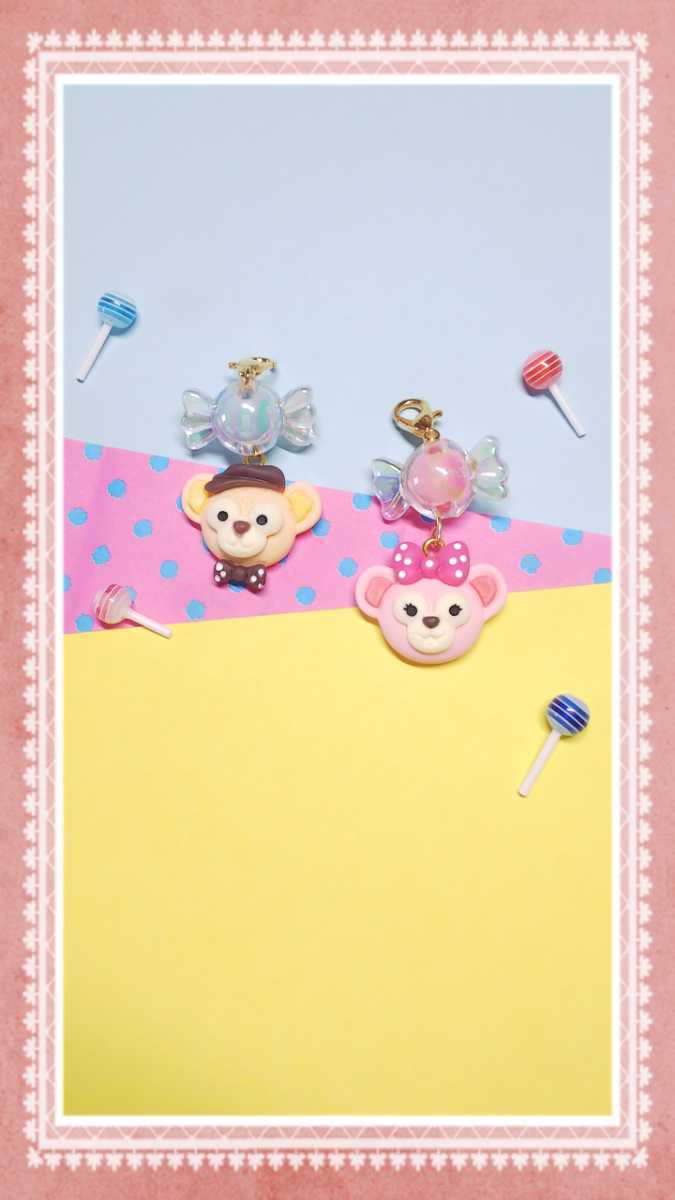  hand made earrings earrings Gold Disney accessory Duffy Shellie May face face cancel resort si-