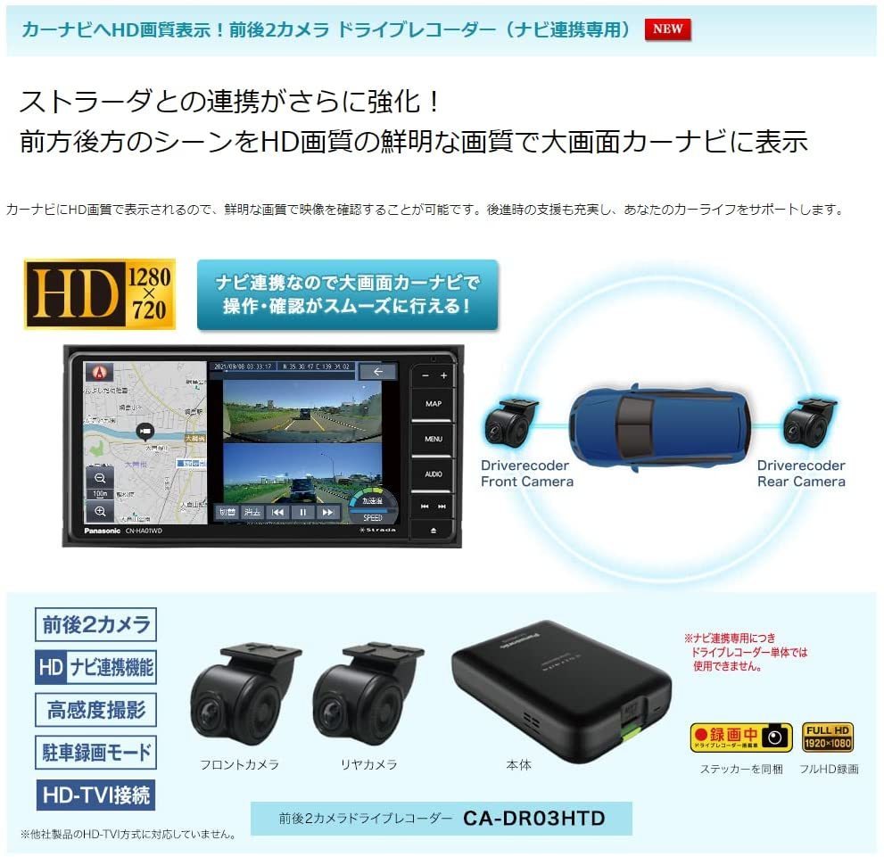❗️値下げ❗️新品未使用 Panasonicナビ CN-HE01D 7インチ