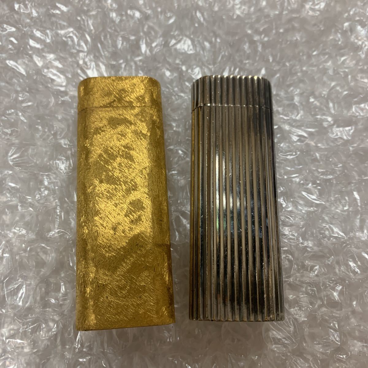 動作未確認 Cartier カルティエ ローラガスライター ゴールド シルバー