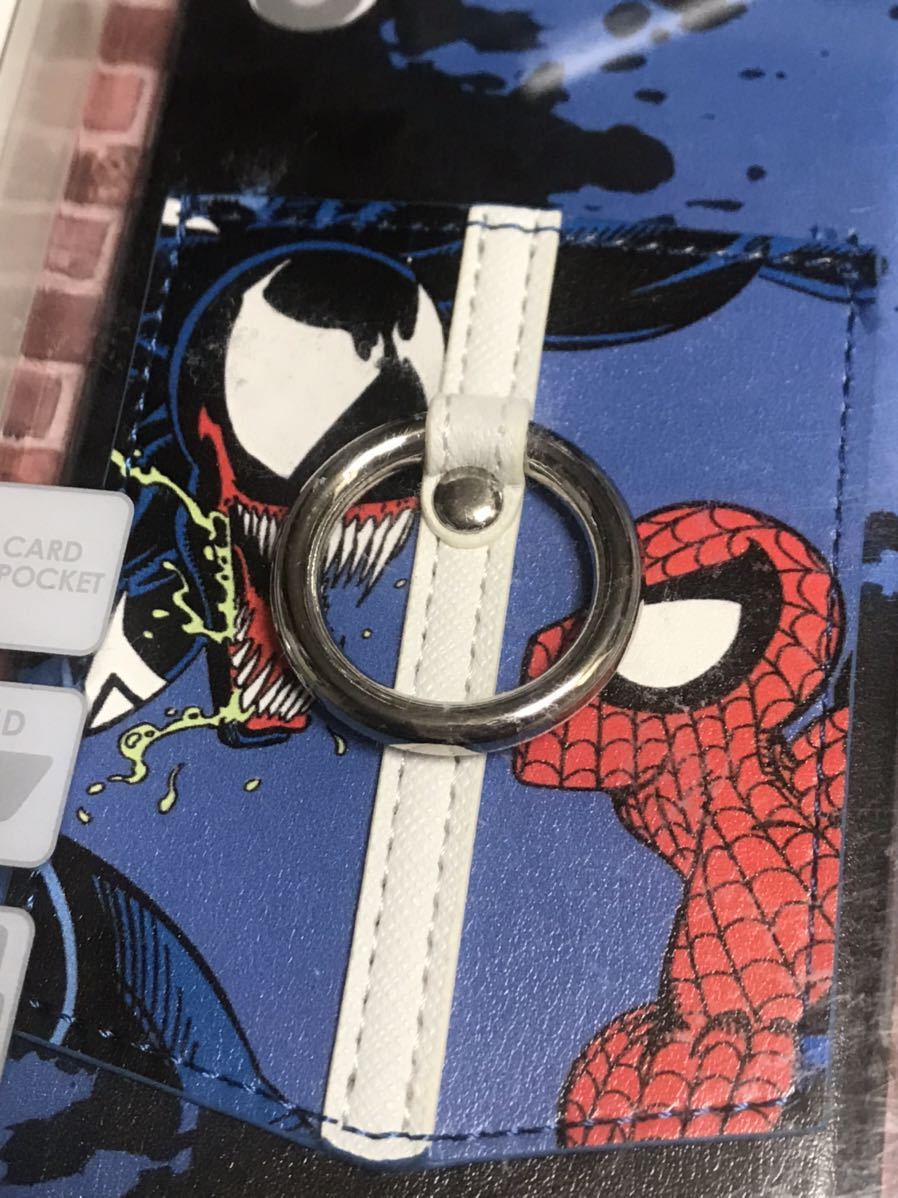  anonymity postage included iPhoneX for cover case MARVEL Spider-Man &venom ring card pocket new goods iPhone10 I ho nX iPhone X/JO7