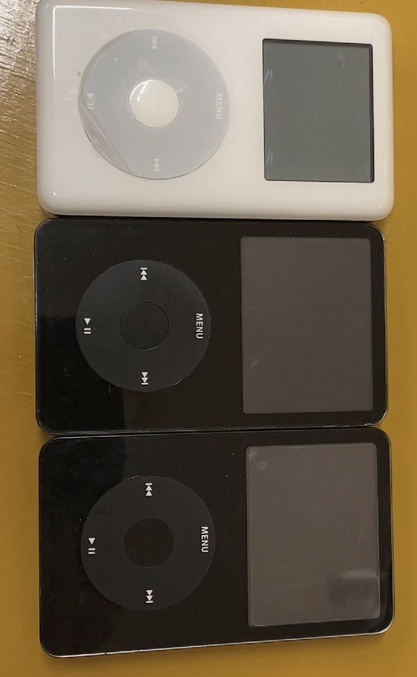 Apple iPod classic 3台 まとめて売り 動作未確認 ic.sch.id