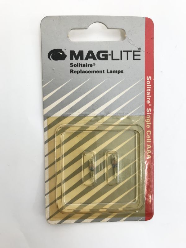 USA Maglite MAGLITE SOLITAIRE санки tail SINGLE CELL 3A для запасной лампочка 2 шт LK3A001