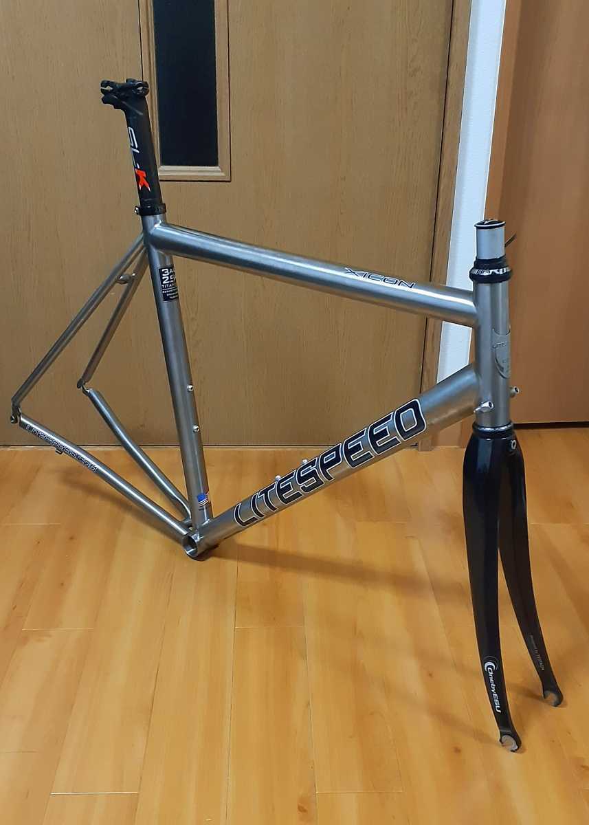 Yahoo!オークション - LITESPEED XICON 3AL/2.5Vチタンフレーム Yahoo!オークション - LITESPEED XICON 3AL/2.5Vチタンフレーム