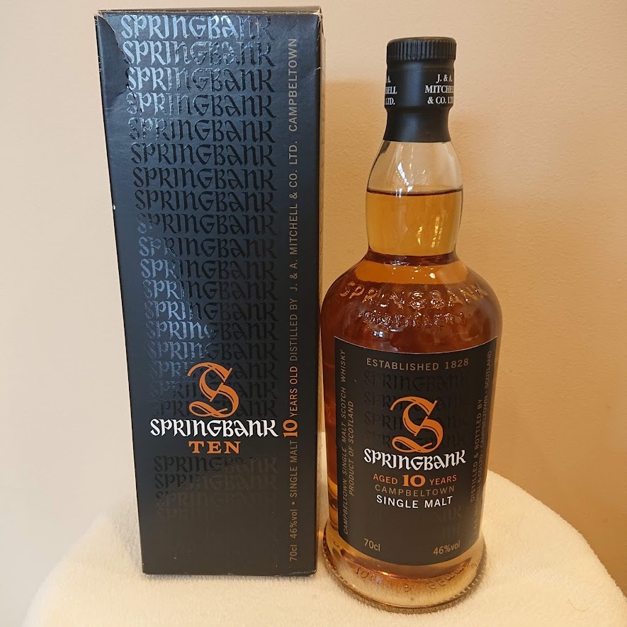 SPRINGBANK スプリングバンク 10年 旧ラベル ウイスキー 700ml 46% 未