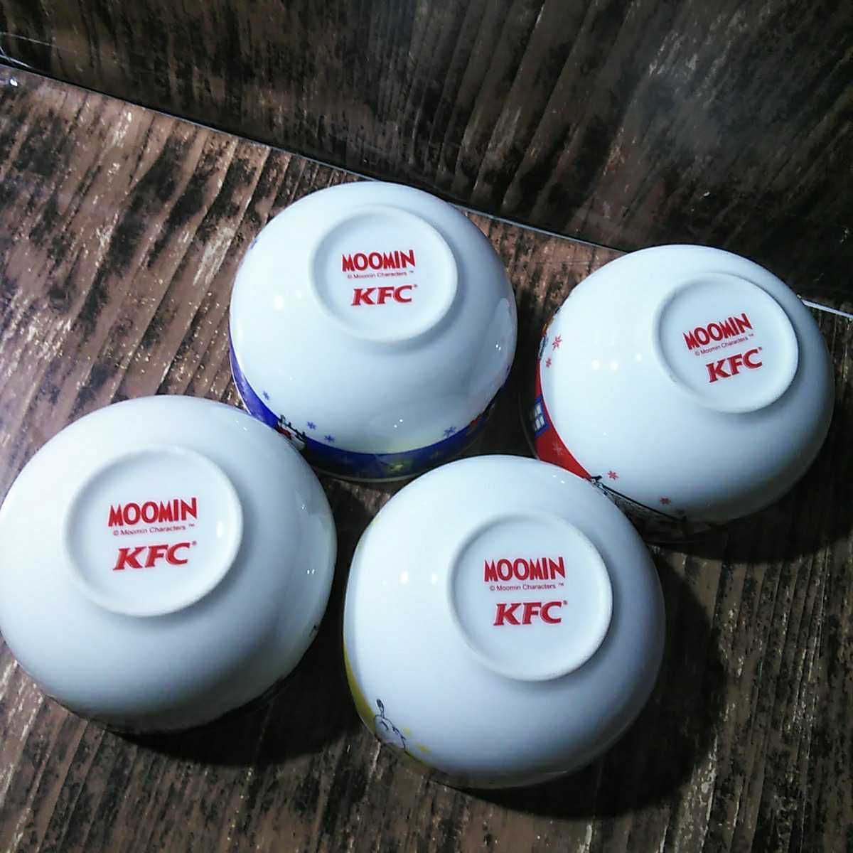 ● ムーミン「ボウル 4個 スプーン 4本」鉢 陶器製 スナフキン ケンタッキーフライドチキン KFC_画像9