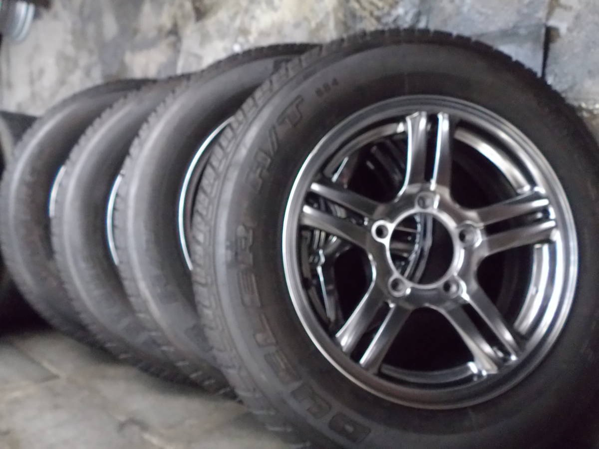 スズキ ジムニー純正 16×5.5 PCD139.7 +22☆深溝タイヤ 175/80R16 4本