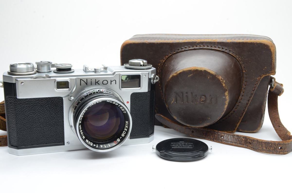 ニコン Nikon S2 後期 NIKKOR-SC 5cm F1.4 レンジファインダーカメラ - 9
