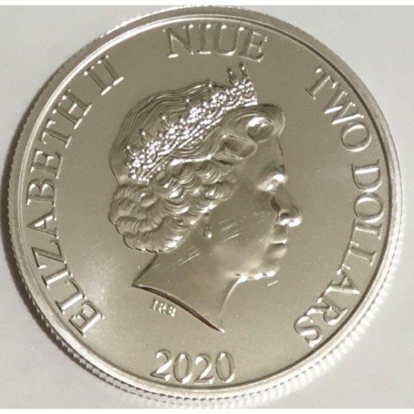 ミッキー&ミニー 1オンス銀貨 カプセル入り 2020年ニウエ発行