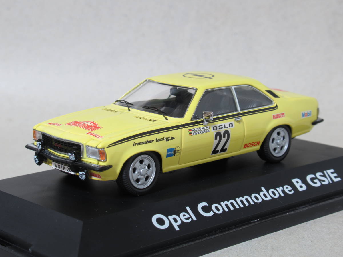 未使用品】 コモドール オペル 1/43 B 1973 モンテカルロラリー W