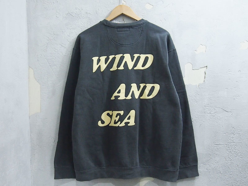 美品 L サイズ WIND AND SEA G -DYE palm tree SWEAT SHIRT クルー