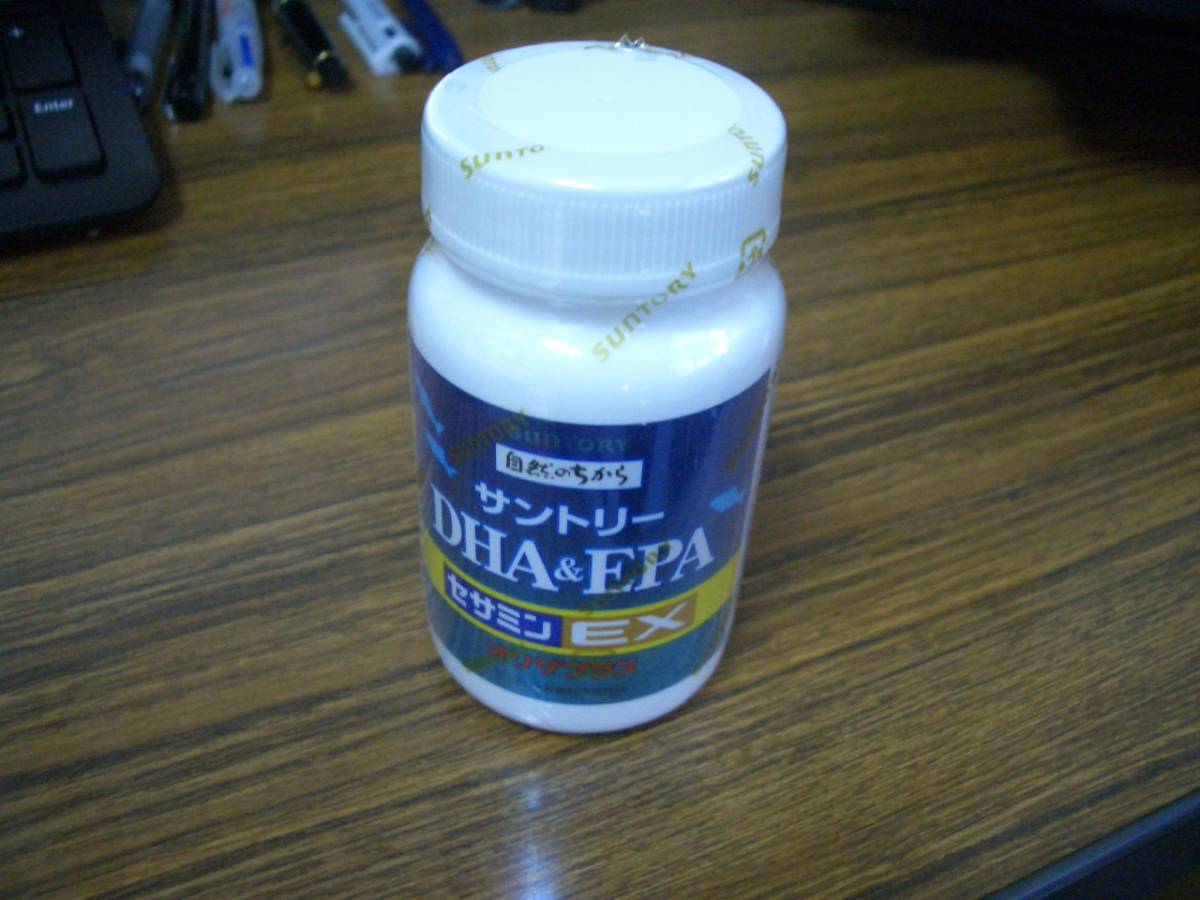 サントリー DHA&EPA セサミンEX ボトル 120粒(１ヶ月分) 新品未開封 健康サプリ_画像1