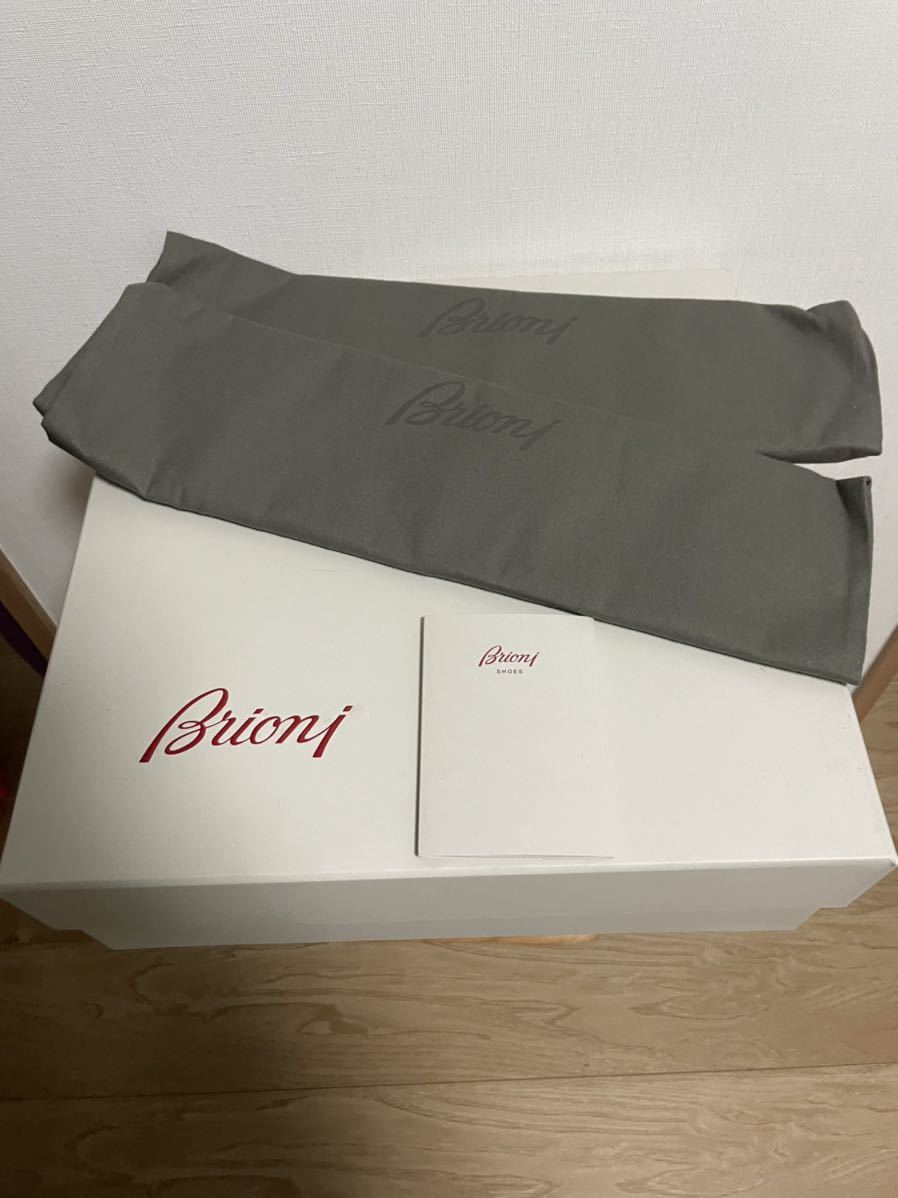 新品未使用　BRIONI ブリオーニ 　 レザー　サイコロブーツ　ブラウン　UK8.5 27.5cm ブーツ_画像8