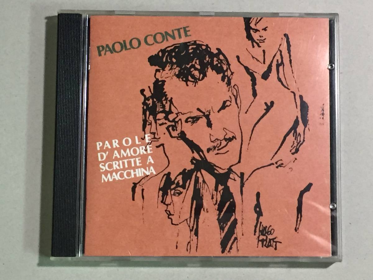★☆中古CD　Paolo Conte / PAROLE D'AMORE SCRITTE A MACCHINA　輸入盤☆★_画像1
