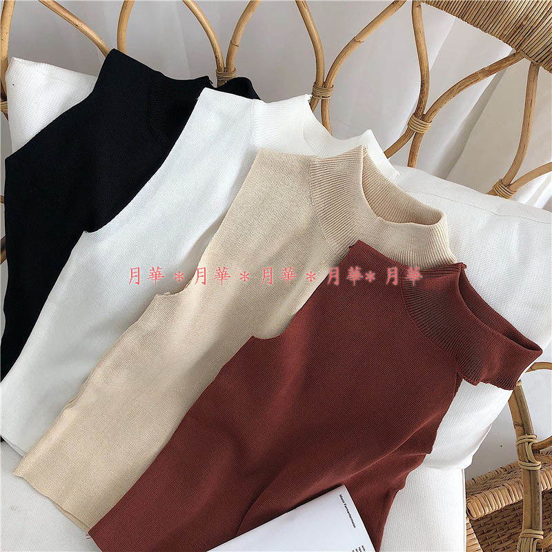  shoulder .. tops black black immediate payment knitted no sleeve pull over 14016 american sleeve lady's one shoulder spring summer 