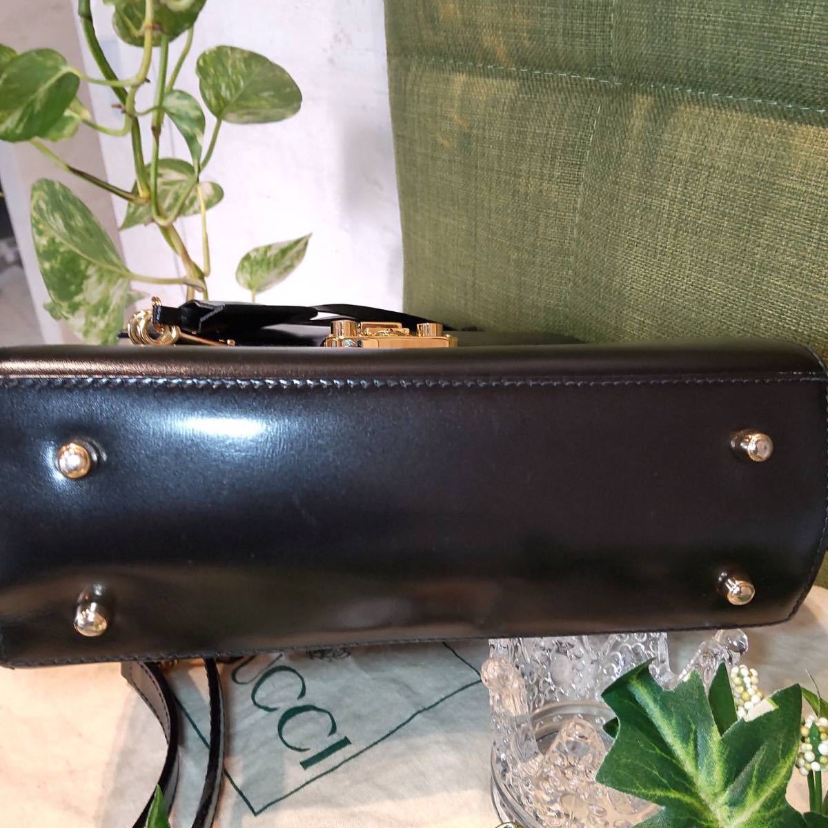 1円【ほぼ未使用!】超希少 GUCCI グッチ ショルダーバッグ