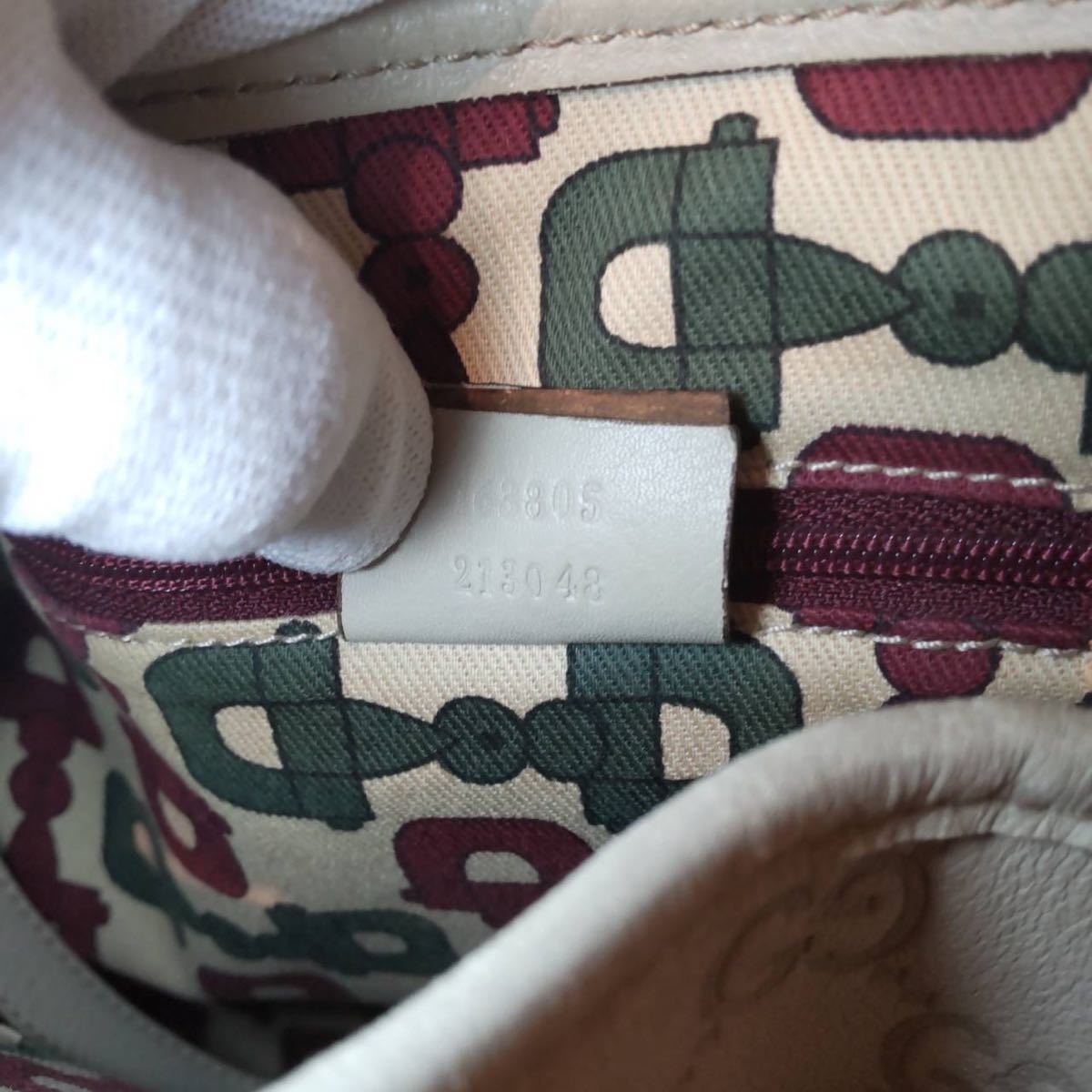 1円【超美品】GUCCI グッチ ハンドバッグ トートバッグ レザー