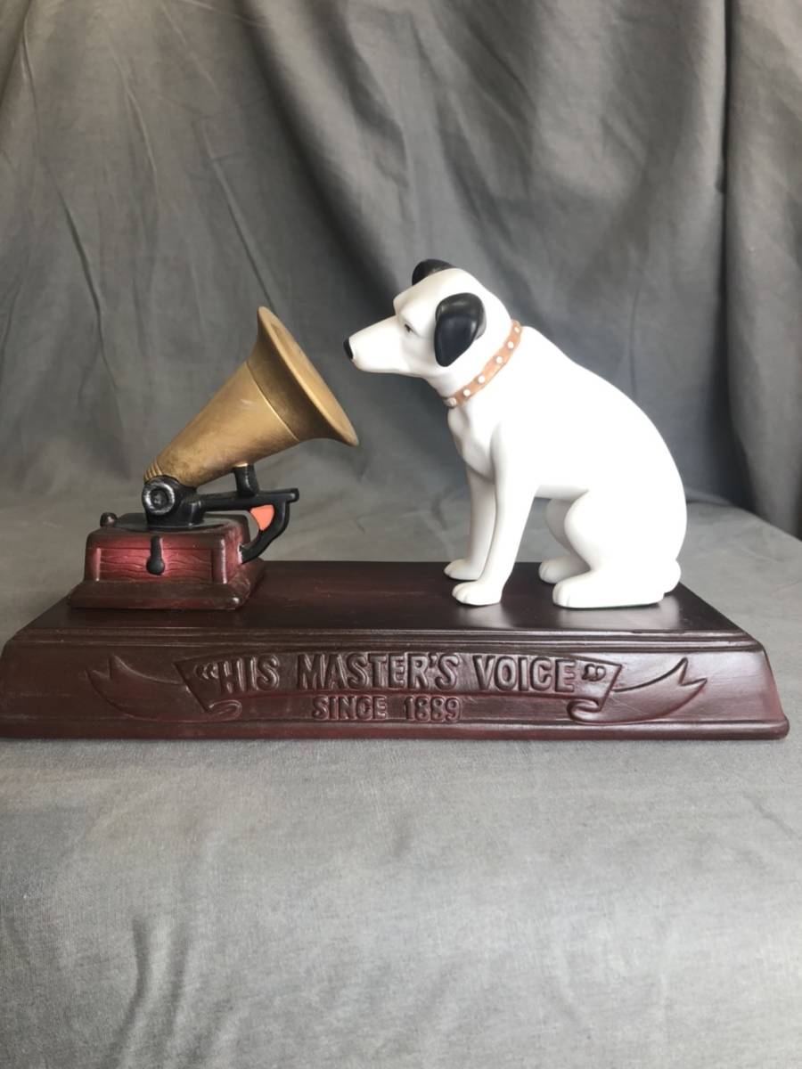 ビクター ニッパー犬 蓄音機 台座 置物 陶器製 キャンペーン
