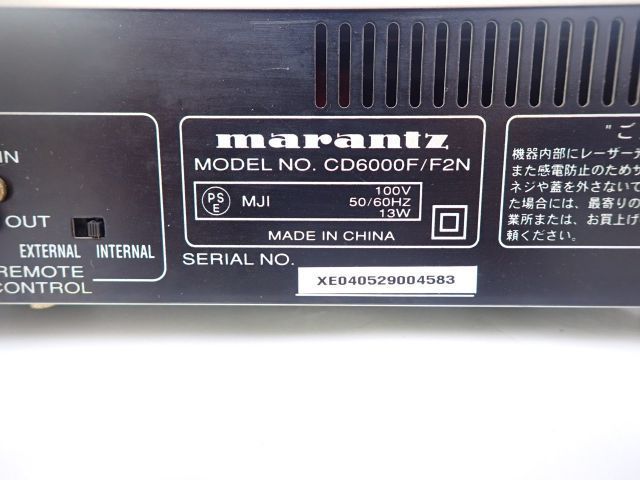 タイムセール!】 ゴールド Marantz CD6000-OSE CDプレーヤー (1台