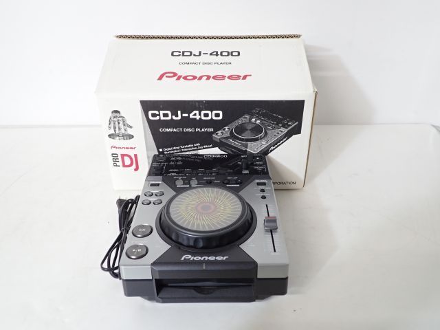 Pioneer パイオニア CDJプレーヤー CDJ-400 元箱付き ☆ 6530A-4 ic.sch.id