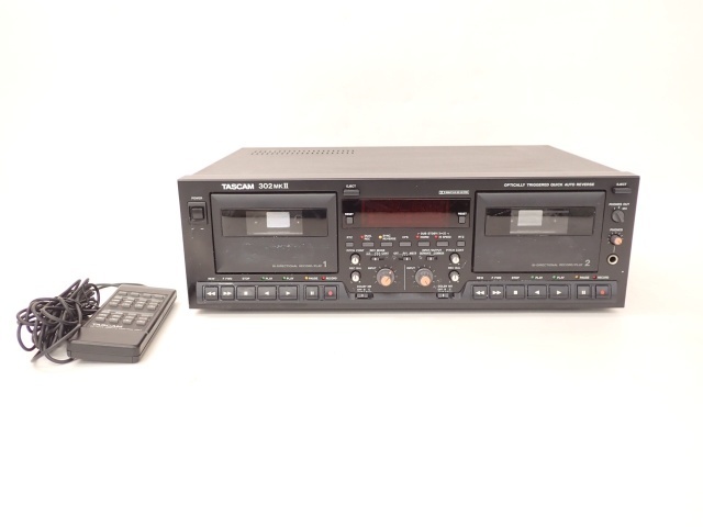 TASCAM タスカム 業務用カセットデッキ 302 MKII □ 65066-1 TASCAM タスカム 業務用カセットデッキ 302 MKII □ 65066-1