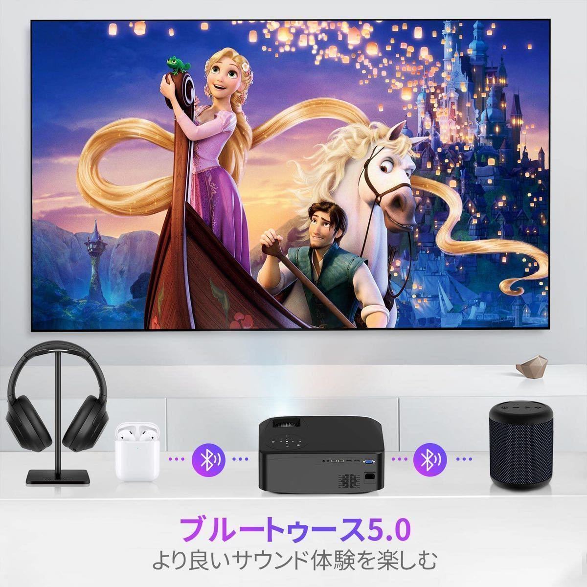 超高性能&高画質】Bluetooth/Wi-Fi プロジェクター | bioimune.com.br