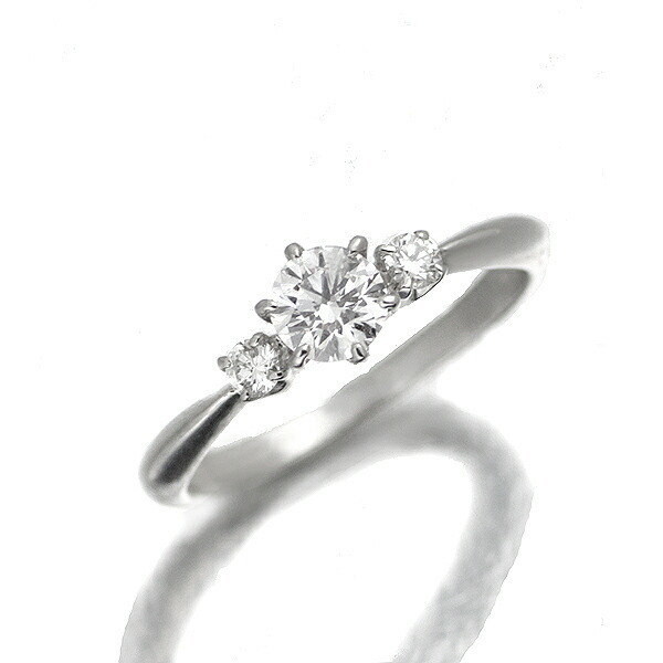 ミキモト MIKIMOTO プラチナ ダイヤモンド リング D0.30ct/0.08ct D