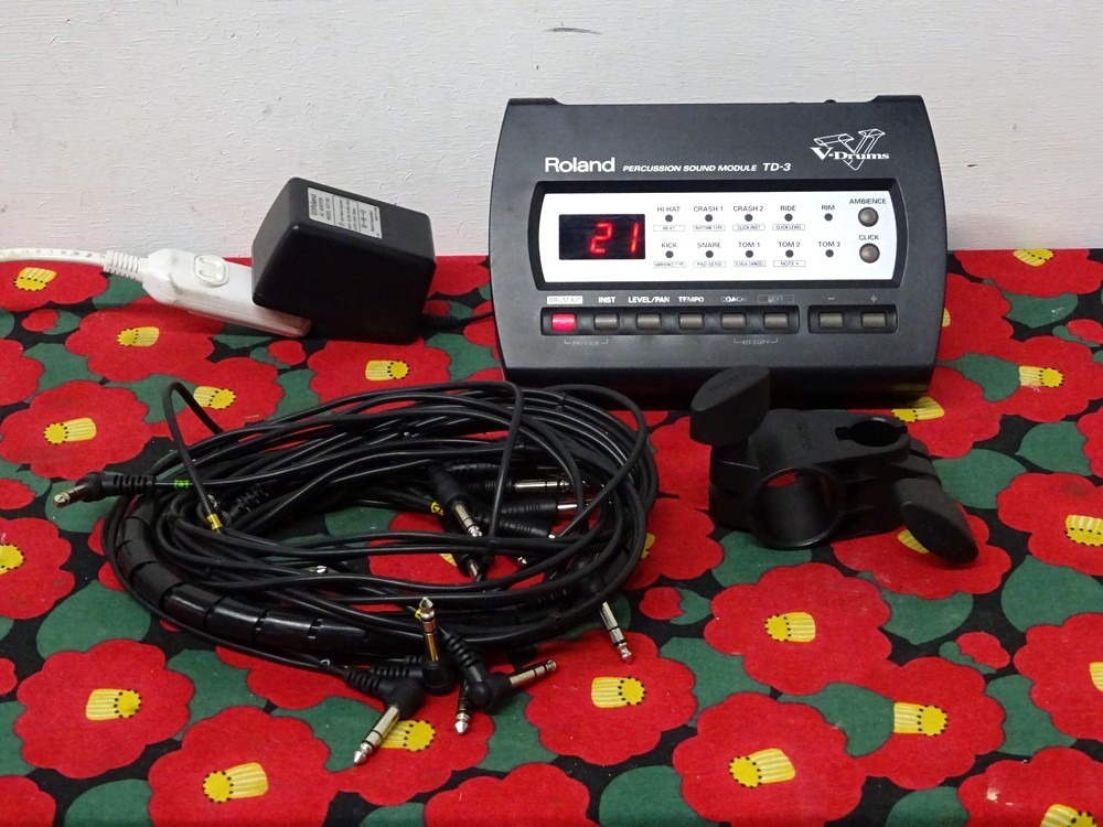 動作良好 ROLAND ローランド V-Drums TD-3 電子ドラム 音源モジュール