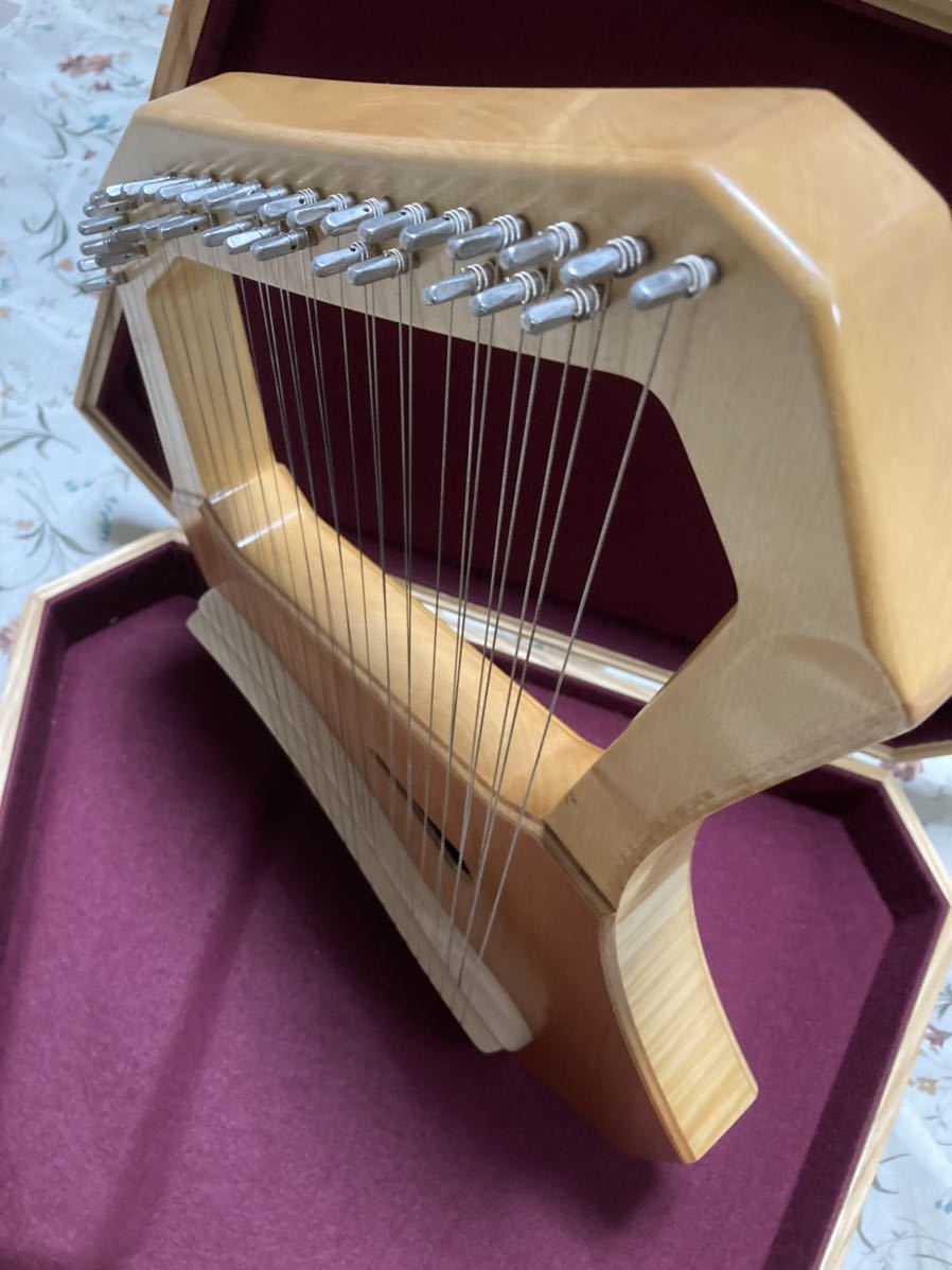 コロイ ソプラノライアー 35弦 オランダ製 リラ竪琴 ハープ ケース/調