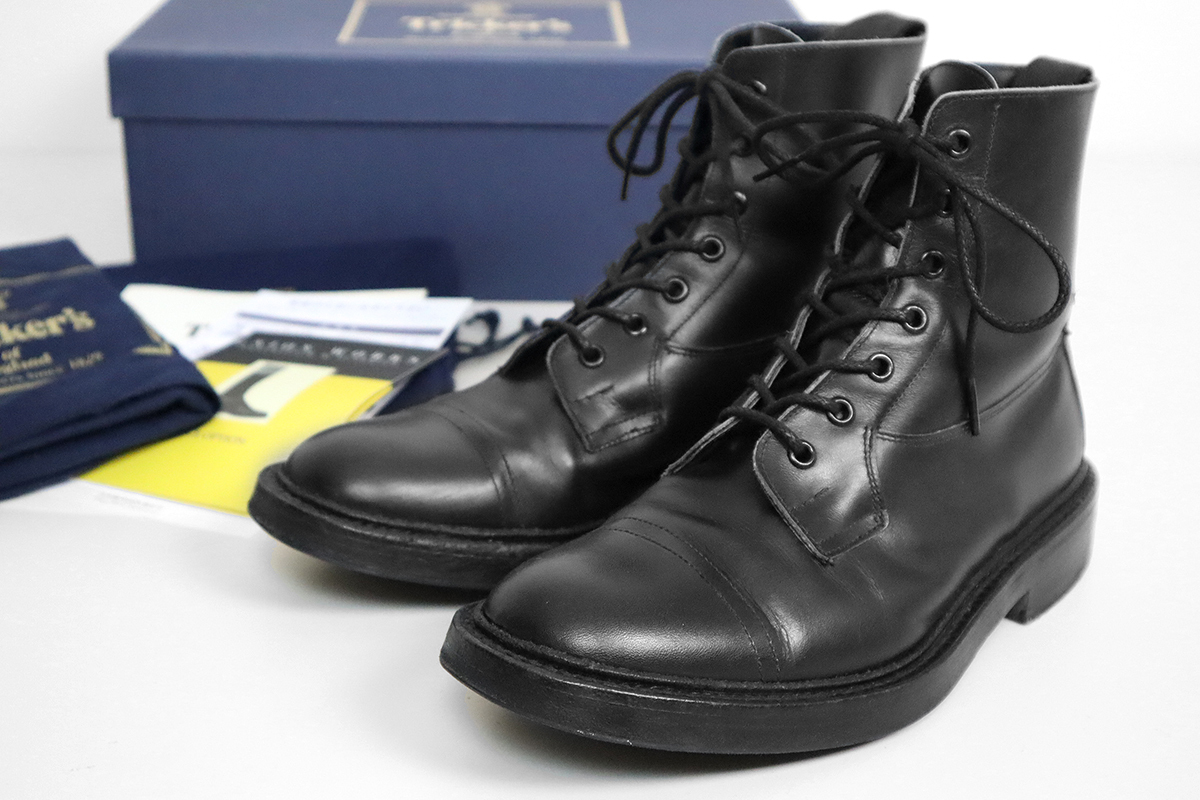 Tricker's ◇ UNION WORKS別注レースアップブーツ黒7 1/2 (付属 Tricker's ◇ UNION WORKS別注レースアップブーツ黒7 1/2 (付属