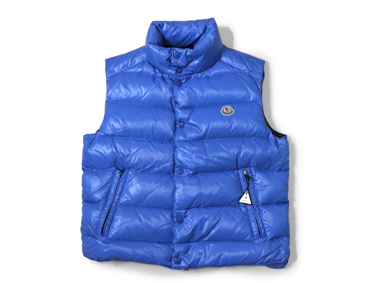 MONCLER ◇ TIB GILET ダウンベスト ブルー サイズ2 ティブジレ メンズ