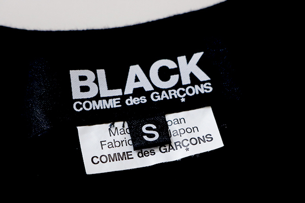 BLACK COMME des GARCONS ◆ リッププリント Tシャツ 黒 Sサイズ クルーネック 半袖 カットソー ブラックコムデギャルソン ◆K2J_画像5