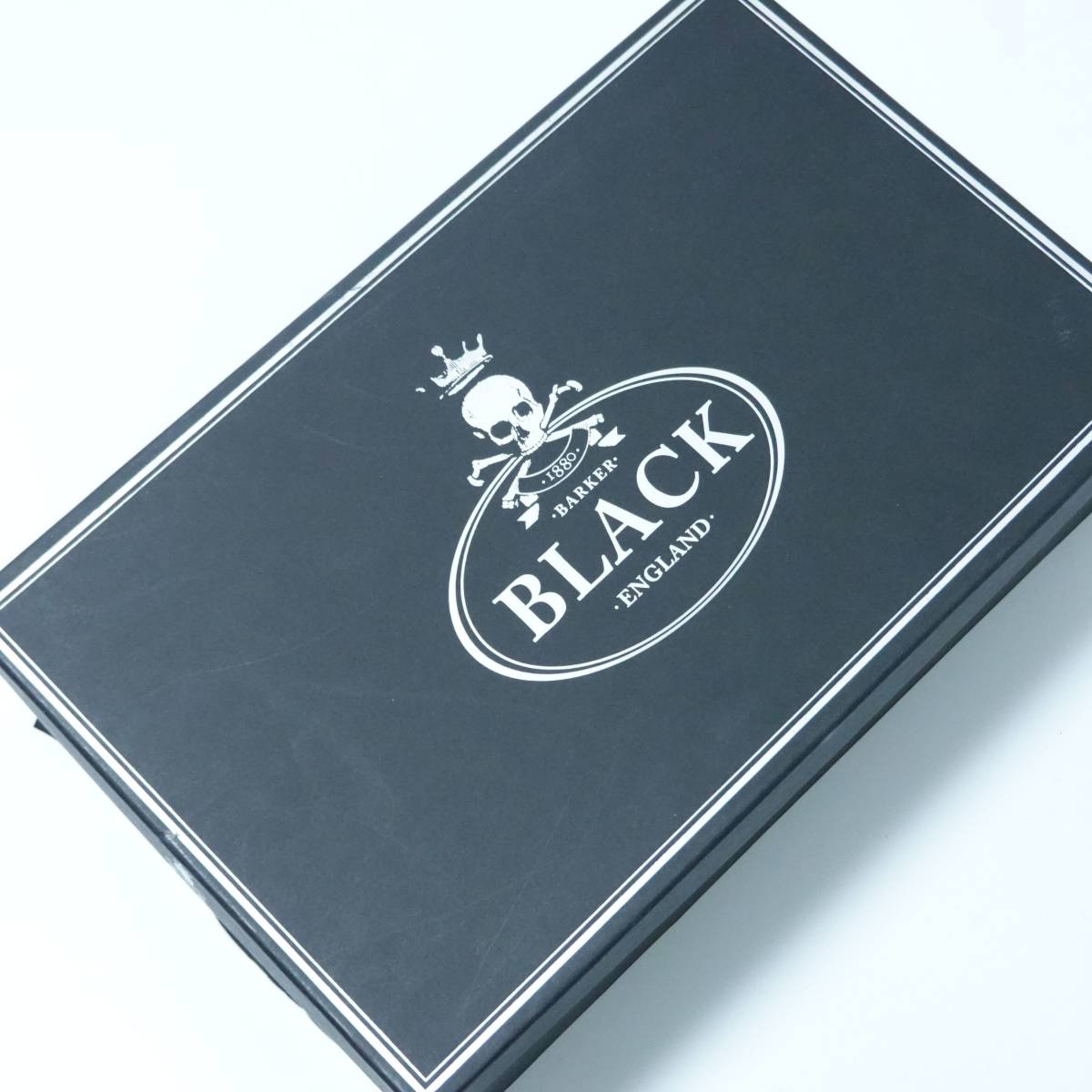 【新品未使用】11万 BARKER BLACK バーカー ブラック ビジネス ドレスシューズ 革靴 内羽根 フルブローグ ウイングチップ 英国 イギリス_画像9